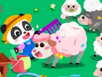 Baby Panda Animal Farm background