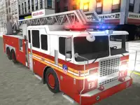Real Truck Fire Drive Sim background