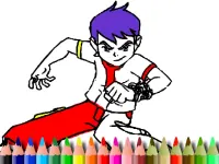 Ben 10 Coloring Book background