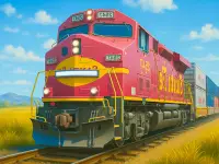 Railways Train Simulator Game background