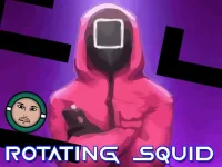 Rotating Squid Game background