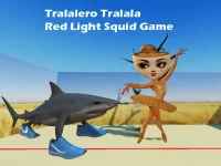 Tralalero Tralala Red Light Squid Game background