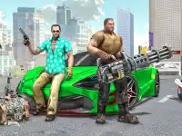 Real Gangster City Crime Car Simulator Game background