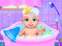 Newborn Twin Baby Care background