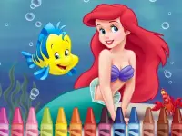 4GameGround - Little Mermaid Coloring background