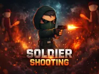 Soldier shooting background