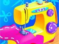 Fashion Sewing Shop -  Sewing clothes background