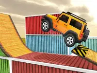 Impossible Tracks Jeep Stunt Driving Game background