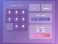 Sliding Number Puzzle – Classic Brain Teaser background