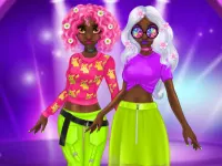 Princess Incredible Spring Neon Hairstyles background