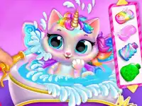 My Unicorn Cat Princess Caring background