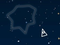 space asteroids war background