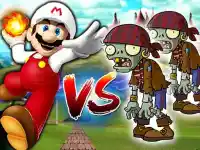 Fat Mario vs Zombies background