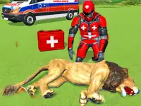 Animals Rescue Game Doctor Robot 3D background