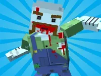 Blocky Gun Warfare Zombie background