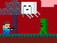 Steve AdventureCraft Nether background