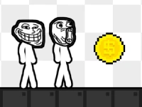 Troll Stick Face Escape background