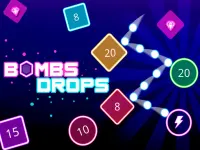 Bombs Drops - Physics balls background