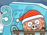 Piggy In The Puddle Christmas background