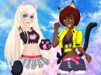 Princess Neko Girl background