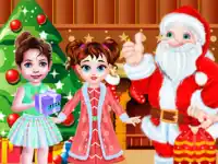 Baby Taylor Little Santa Helper background
