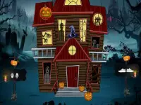 Halloween Magic Lady Escape background
