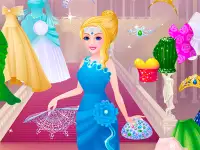Cinderella Dress Designer background