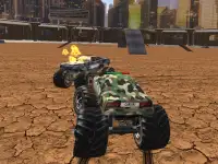 Demolition Monster Truck Army 2020 background