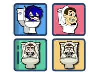 Skibidi Toilet Memory Challenge background