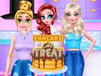 Pancake Cake Treat background