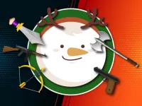 Kick The Snowman Xmas background
