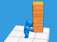 3D Stacky Dash Craft Run background