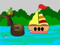 River Land Escape background