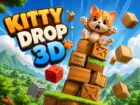 Kitty Drop 3D background