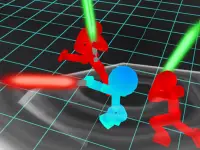 Stickman Neon Warriors: Sword Fighting background