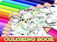 Coloring Book for Ninja Turtle background