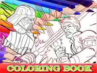 Coloring Book for Darth Vader background