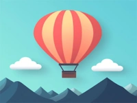 Hot Air Balloon Balloon Game background