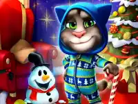 Christmas Tom Differences background