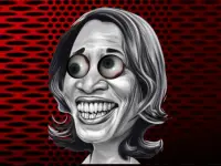 Kamala Funny Face Challenge background