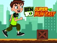 Ben 10 Super Run Fast background