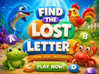 Find The Lost Letter 3D background