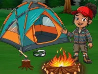 Mini Camping Adventure background