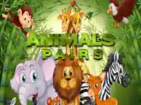 Animals Pairs Match 3 Online Game background