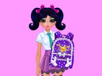 Jasmine and Elsa - School Bag Design Contest background