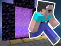Noob Steve Parkour background