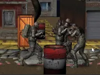 Realistic Street Fight Apocalypse background