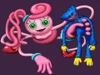 Mommy Stikman Vs Huggy Wuggy background