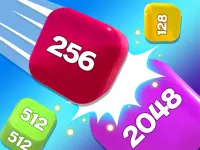 Chain Cube 2048 3D Merge Game background