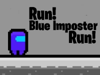 Run Blue İmposter Run background